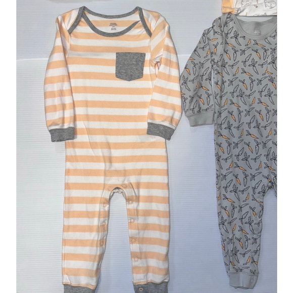 Kids Baby Unisex Amazon Essentials 24M One Pieces Set Carrot Bunny NWOT Orange - Picture 3 of 9